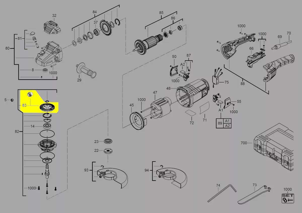 renvoi d\'angle réf. 4931441097 AEG